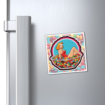 National Jelly Bean Day Pin Up Girl Magnet