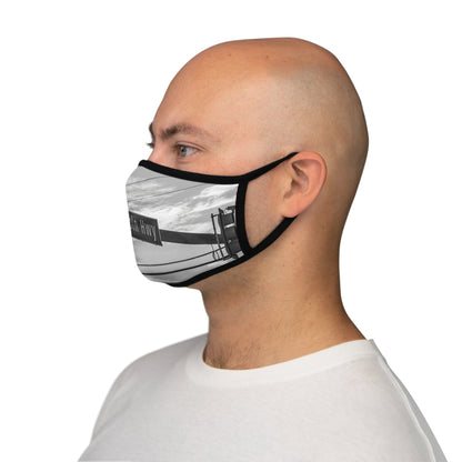 Lincoln Highway Fitted Polyester Face Mask