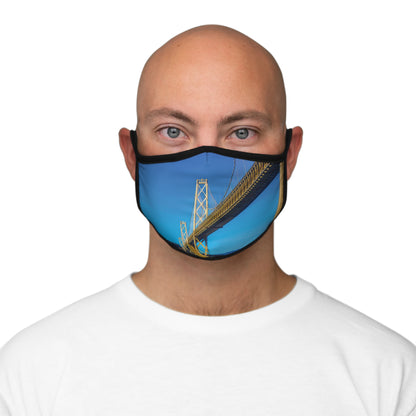 Bay Bridge Fitted Polyester Face Mask