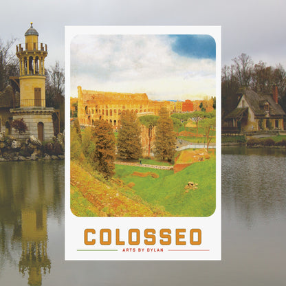 Arts by Dylan: Colosseo Travel Poster