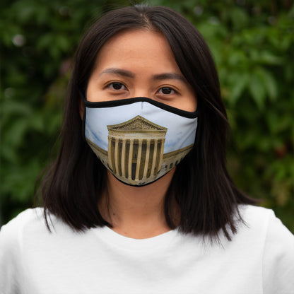 Supreme Court Fitted Polyester Face Mask