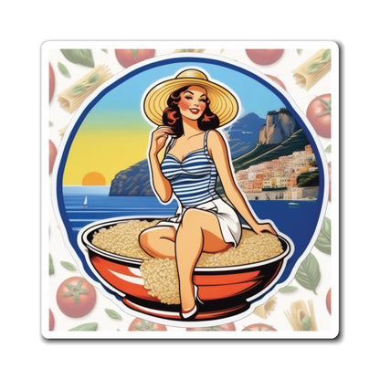 National Risotto Day IV Pin Up Girl Magnet