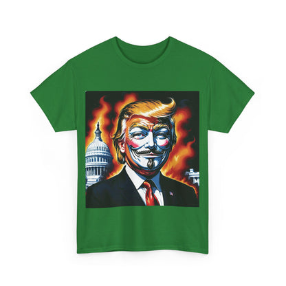 Guy Fawkes Mask Anti Donald Trump Tee