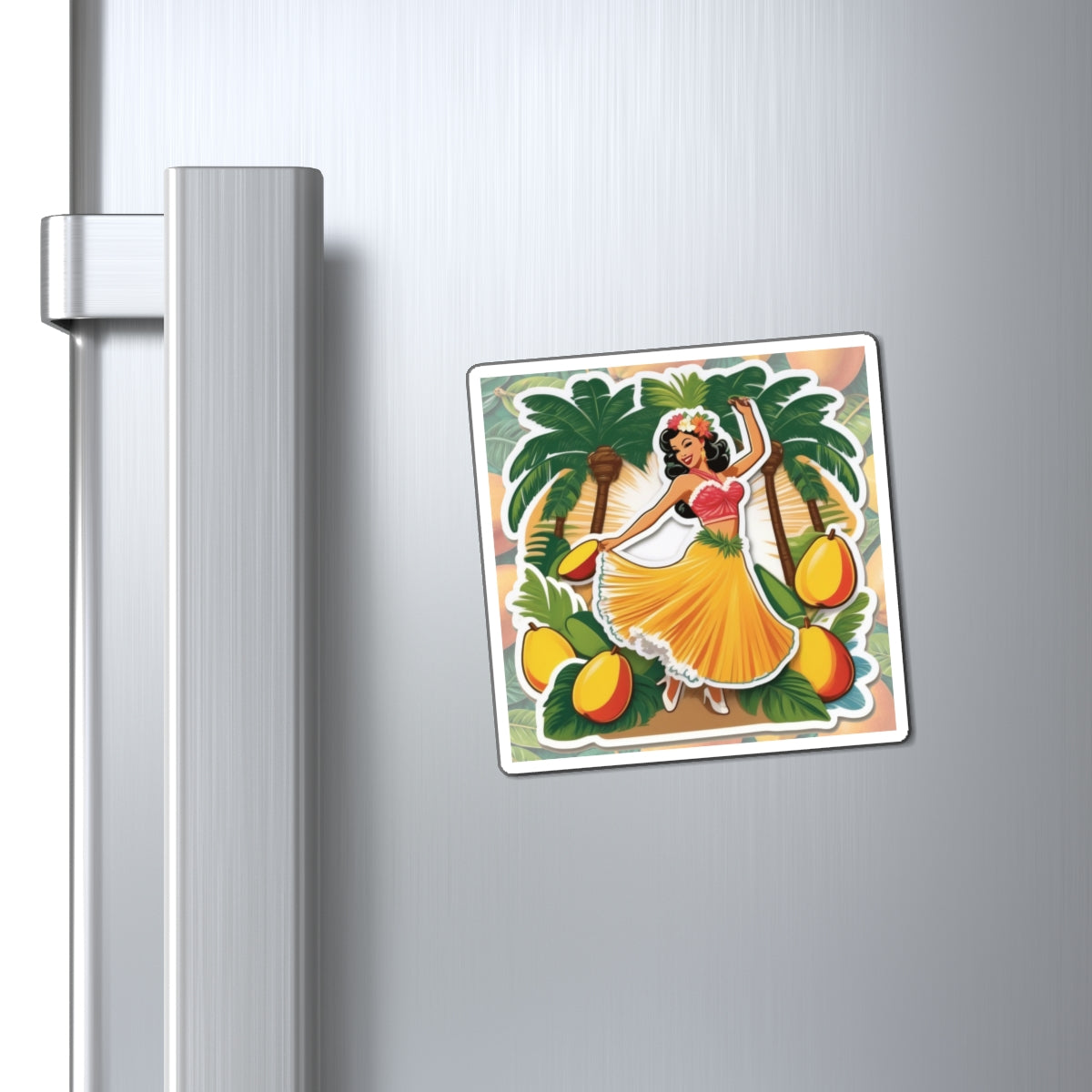 National Mango Day IV Pin Up Girl Magnet