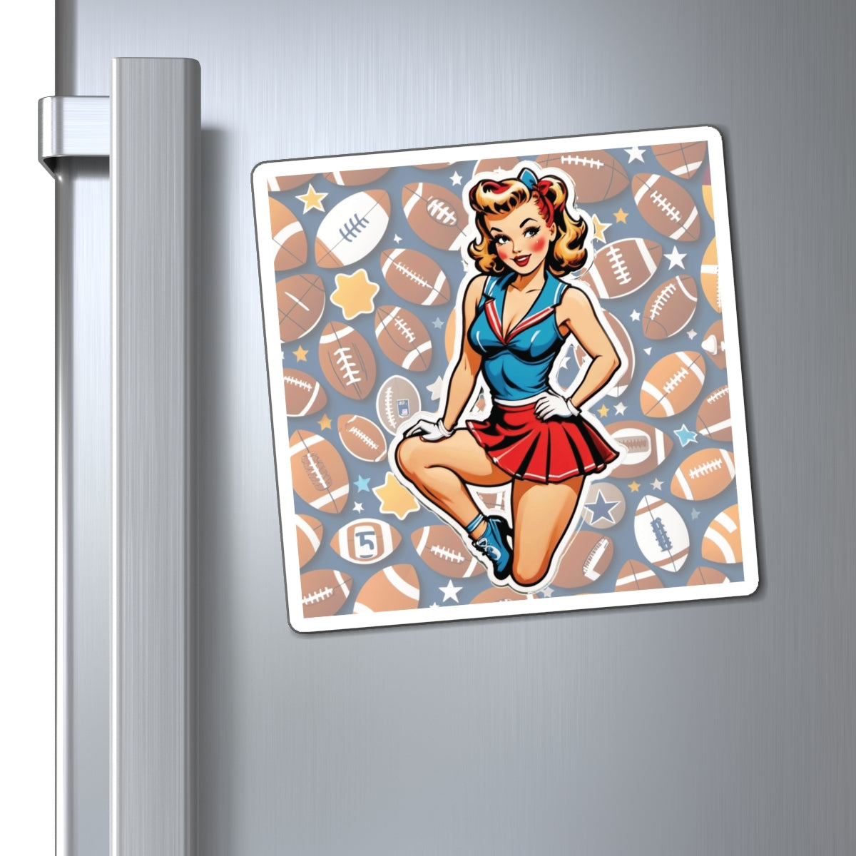 National Cheerleading Day III Pin Up Girl Magnet