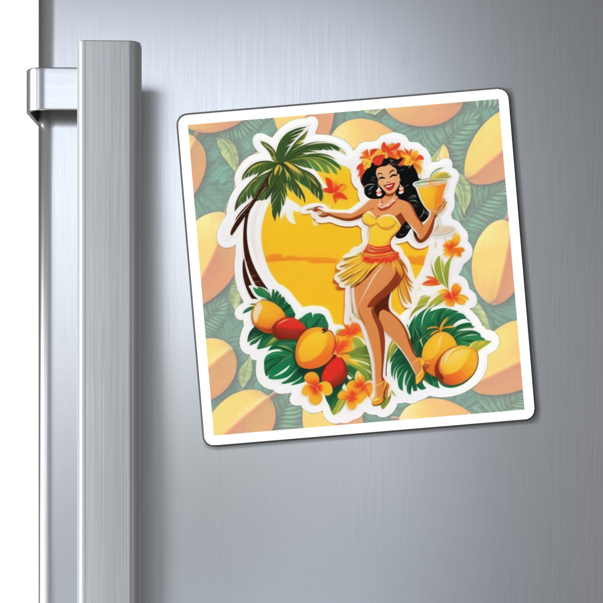 National Mango Day II Pin Up Girl Magnet