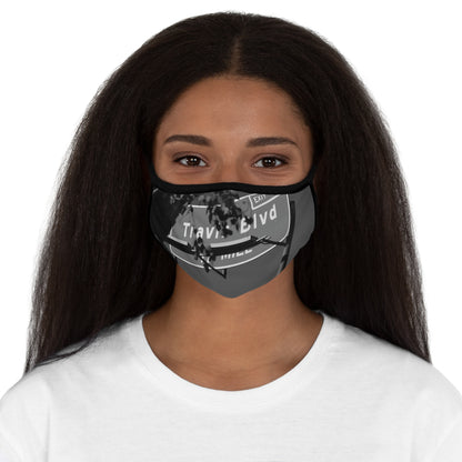 Travis Blvd Fitted Polyester Face Mask