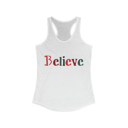 Believe Women's Racerback Tank