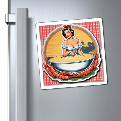 National Grits Day VIII Pin Up Girl Magnet