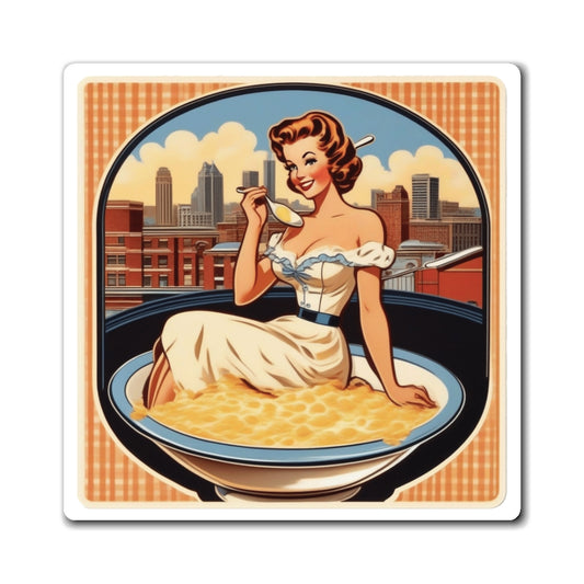 National Grits Day V Pin Up Girl Magnet