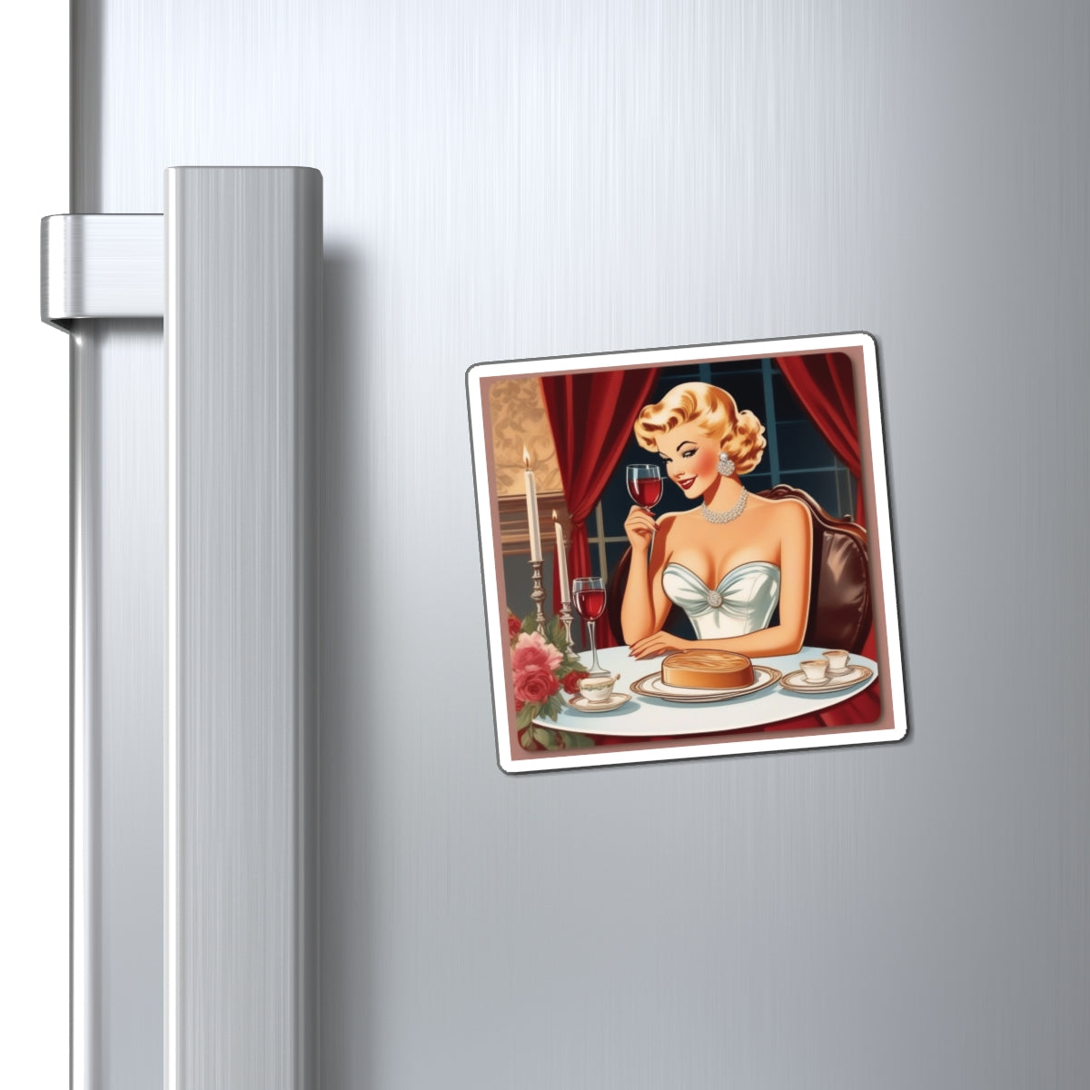 National and World Day in Support of  Foie Gras II Pin Up Girl Magnet