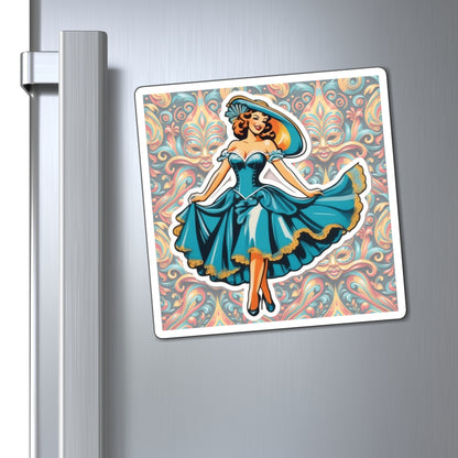 Carnival Pin Up Girl Magnet