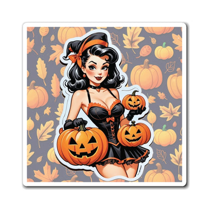 Halloween Pin Up Girl Magnet