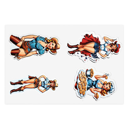 Sticker Sheets - Cowgirl and Home Cooking Pin Up Girl Series