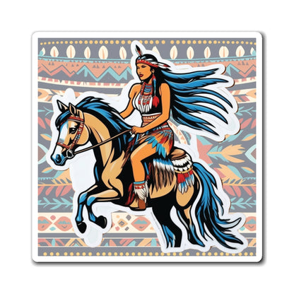 Indigenous Peoples' Day IV Pin Up Girl Magnet