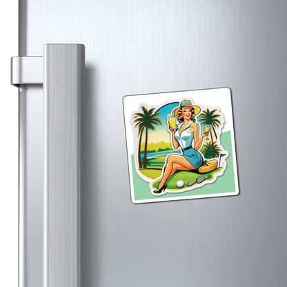 National Arnold Palmer Day Pin Up Girl Magnet