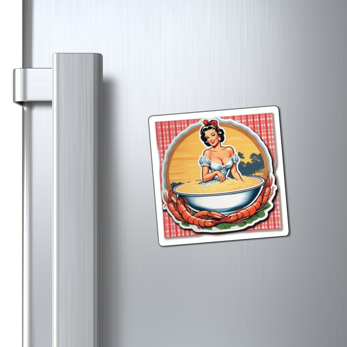 National Grits Day VIII Pin Up Girl Magnet