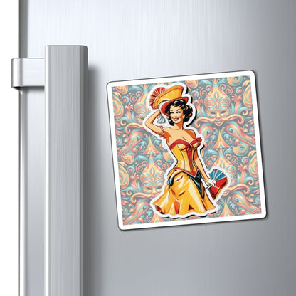 Carnival II Pin Up Girl Magnet