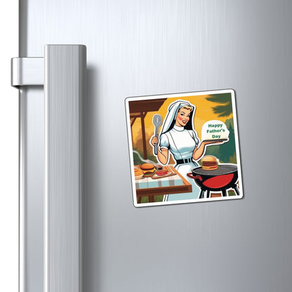 Father's Day II Pin Up Girl Magnet