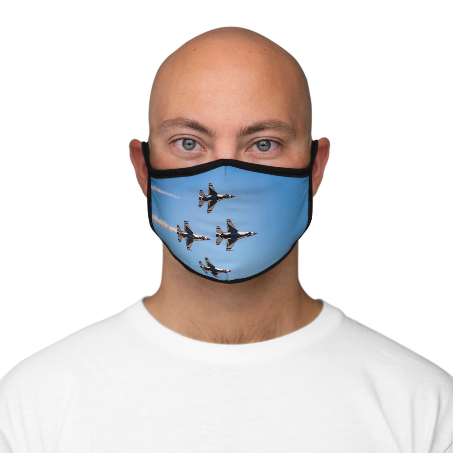 Thunderbirds Fitted Polyester Face Mask