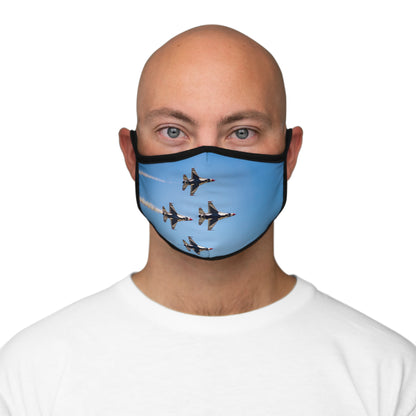 Thunderbirds Fitted Polyester Face Mask