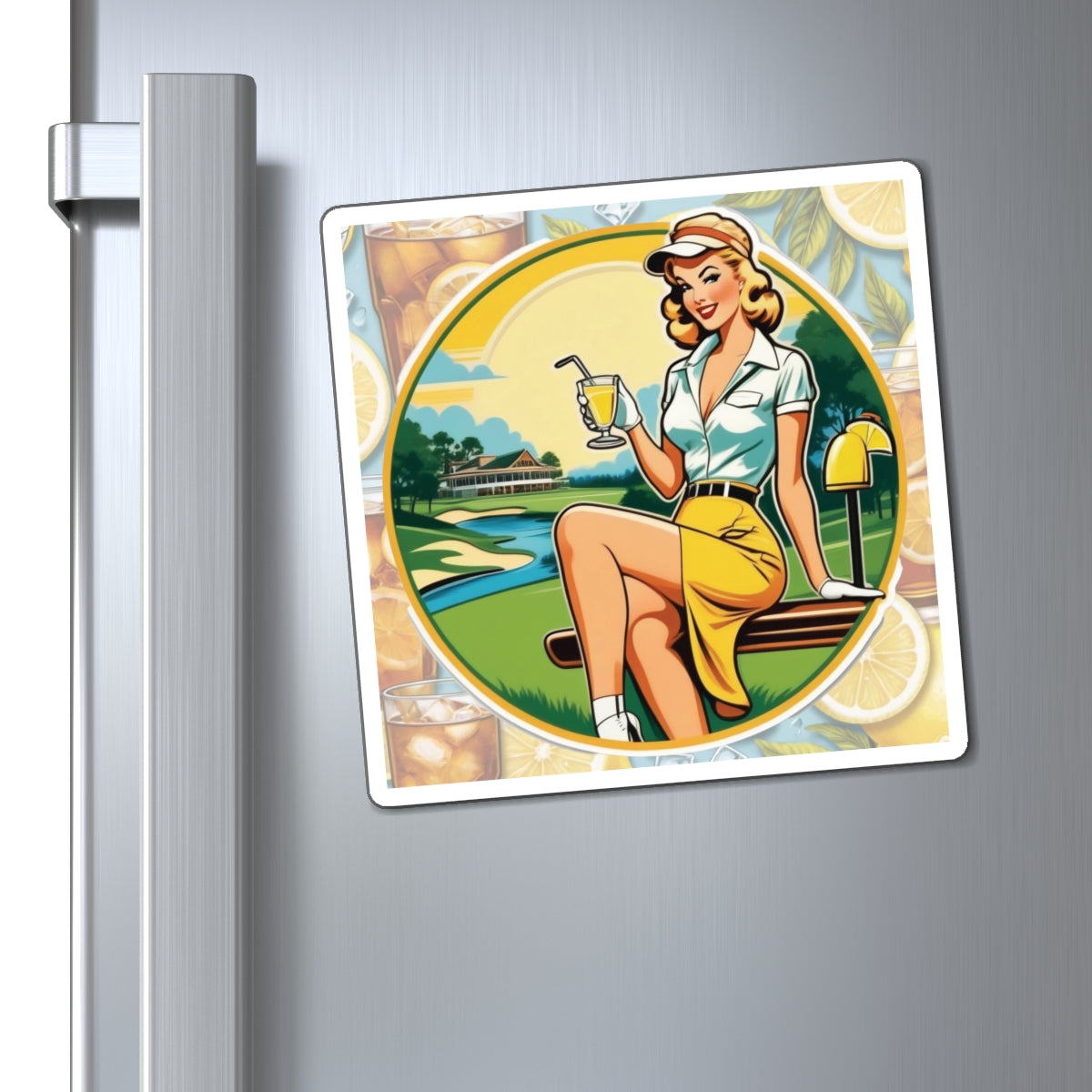 National Arnold Palmer Day II Pin Up Girl Magnet