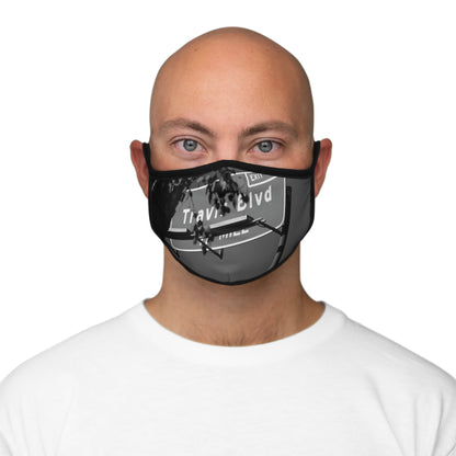 Travis Blvd Fitted Polyester Face Mask