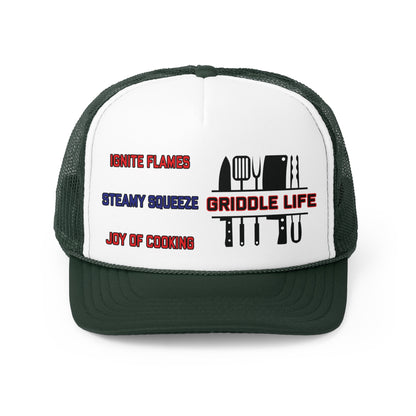 Ignite Flames, Steamy Squeeze, Joy of Cooking Trucker Cap