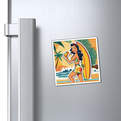 National Mango Day III Pin Up Girl Magnet