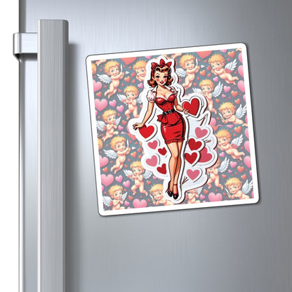 Valentine's Day II Pin Up Girl Magnet