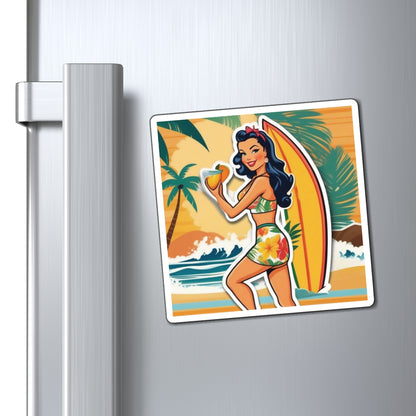 National Mango Day III Pin Up Girl Magnet