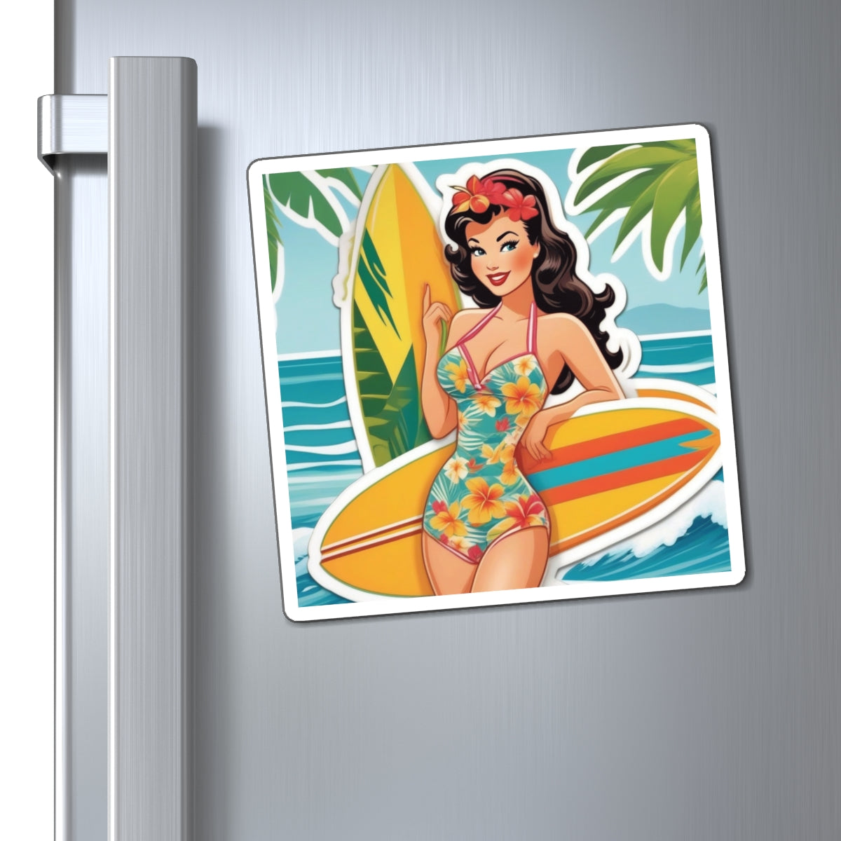 National Mango Day V Pin Up Girl Magnet