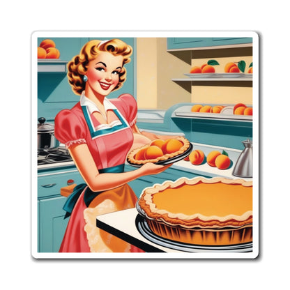 National Peach Day III Pin Up Girl Magnet