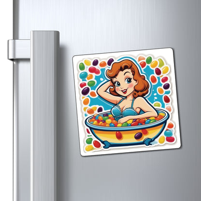 National Jelly Bean Day III Pin Up Girl Magnet