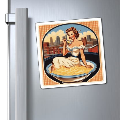 National Grits Day V Pin Up Girl Magnet