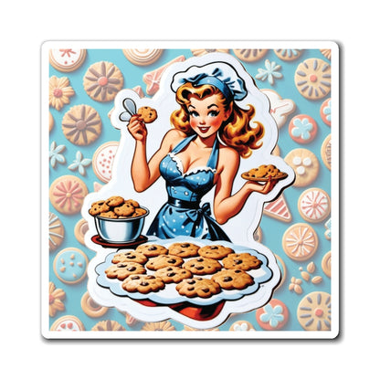 National Baking Cookies Day Pin Up Girl Magnet