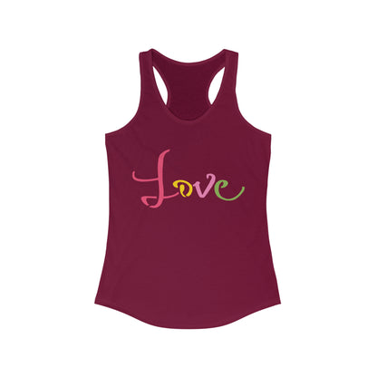 Love Women's Racerback Tank