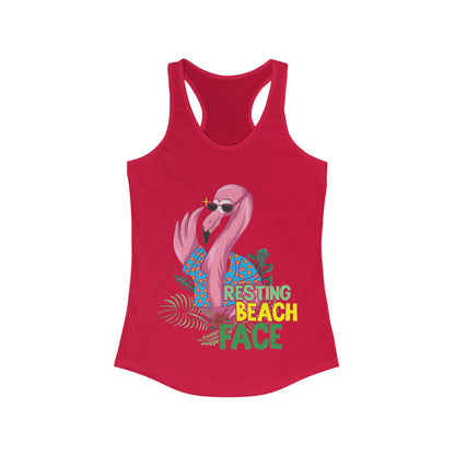 Resting Beach Face Tank Top