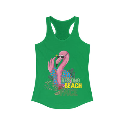 Resting Beach Face Tank Top