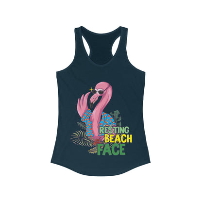 Resting Beach Face Tank Top