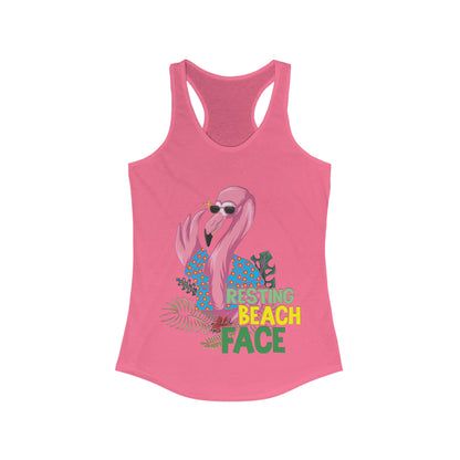 Resting Beach Face Tank Top