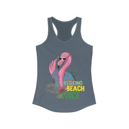 Resting Beach Face Tank Top