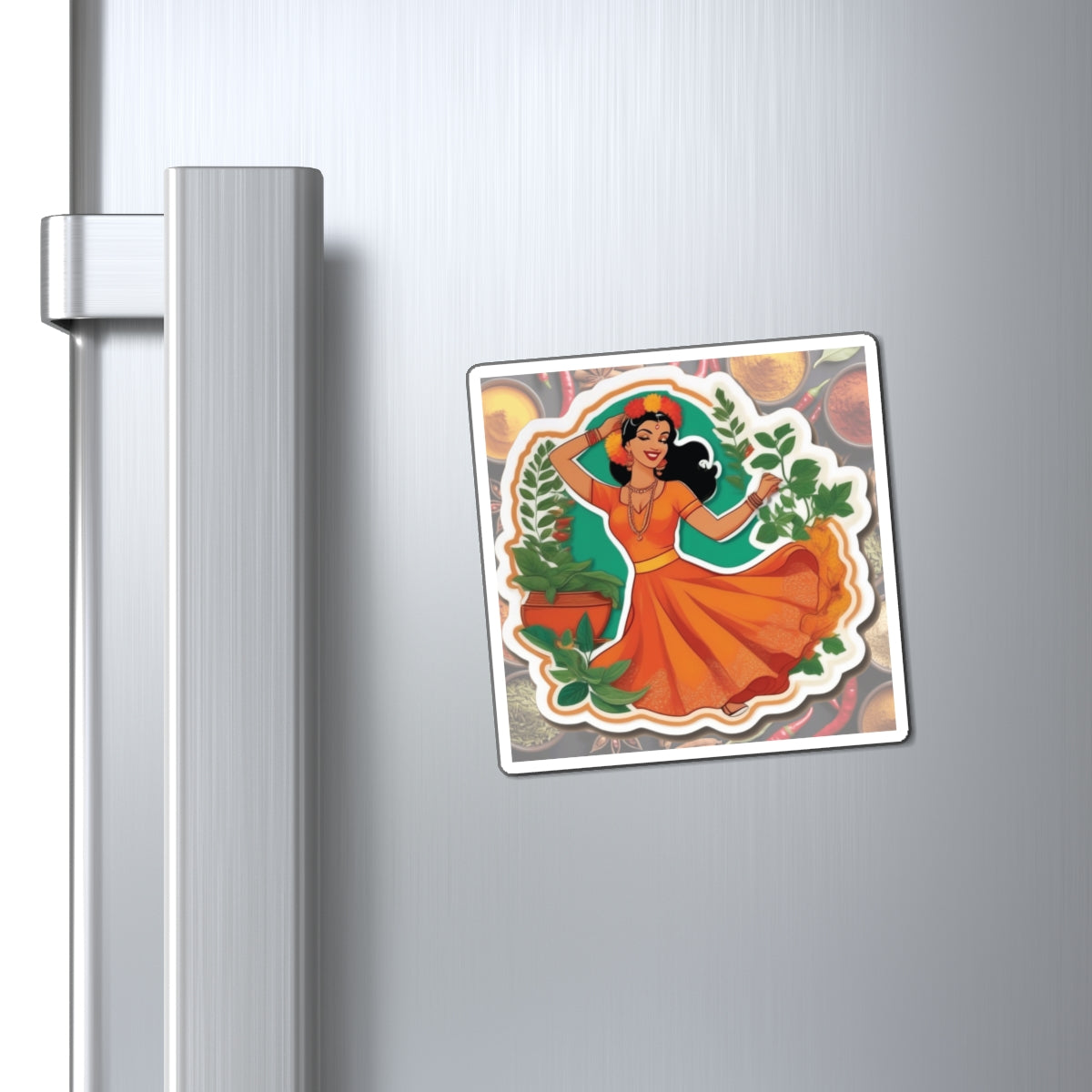 National Herbs and Spices Day III Pin Up Girl Magnet