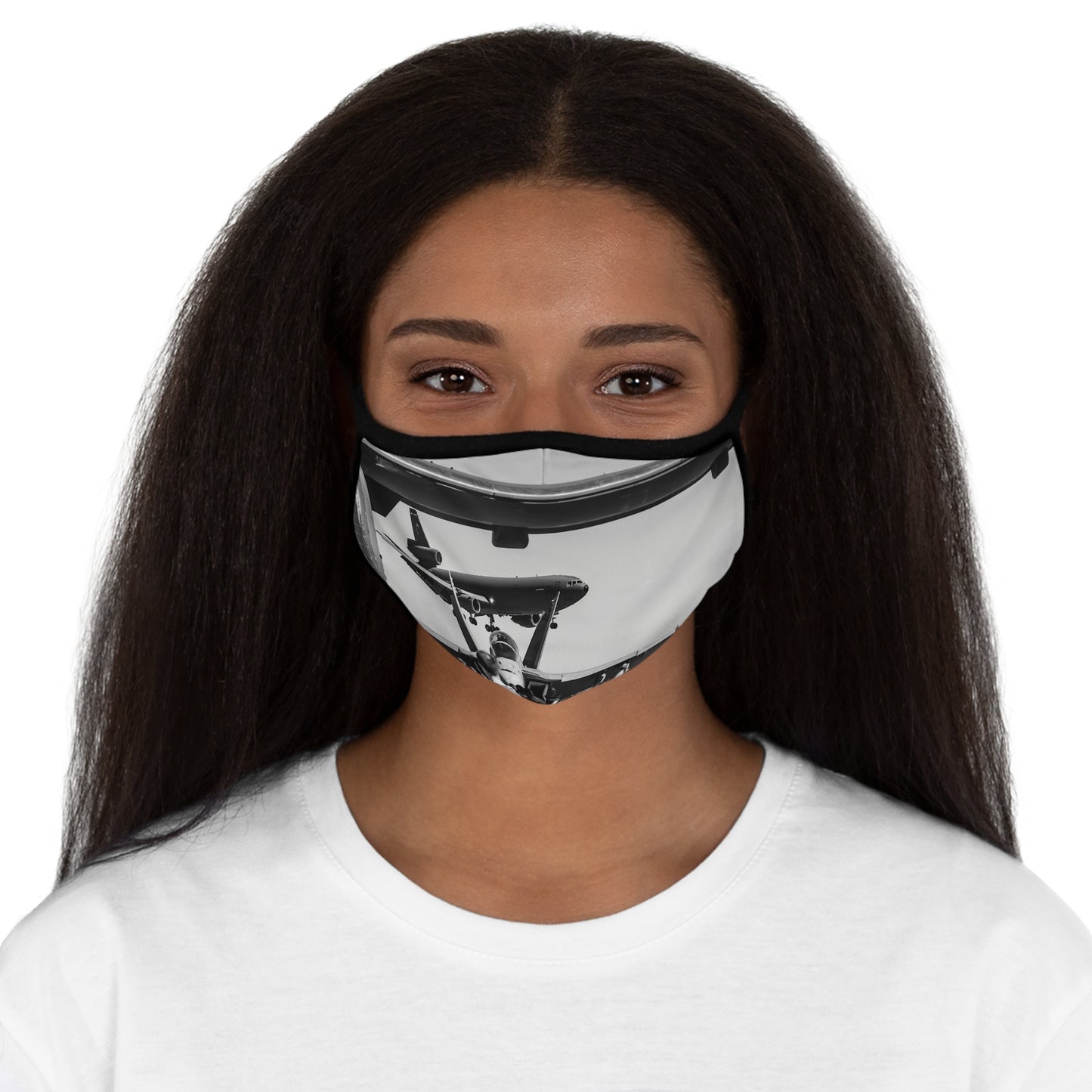 Big Heavy Fitted Polyester Face Mask