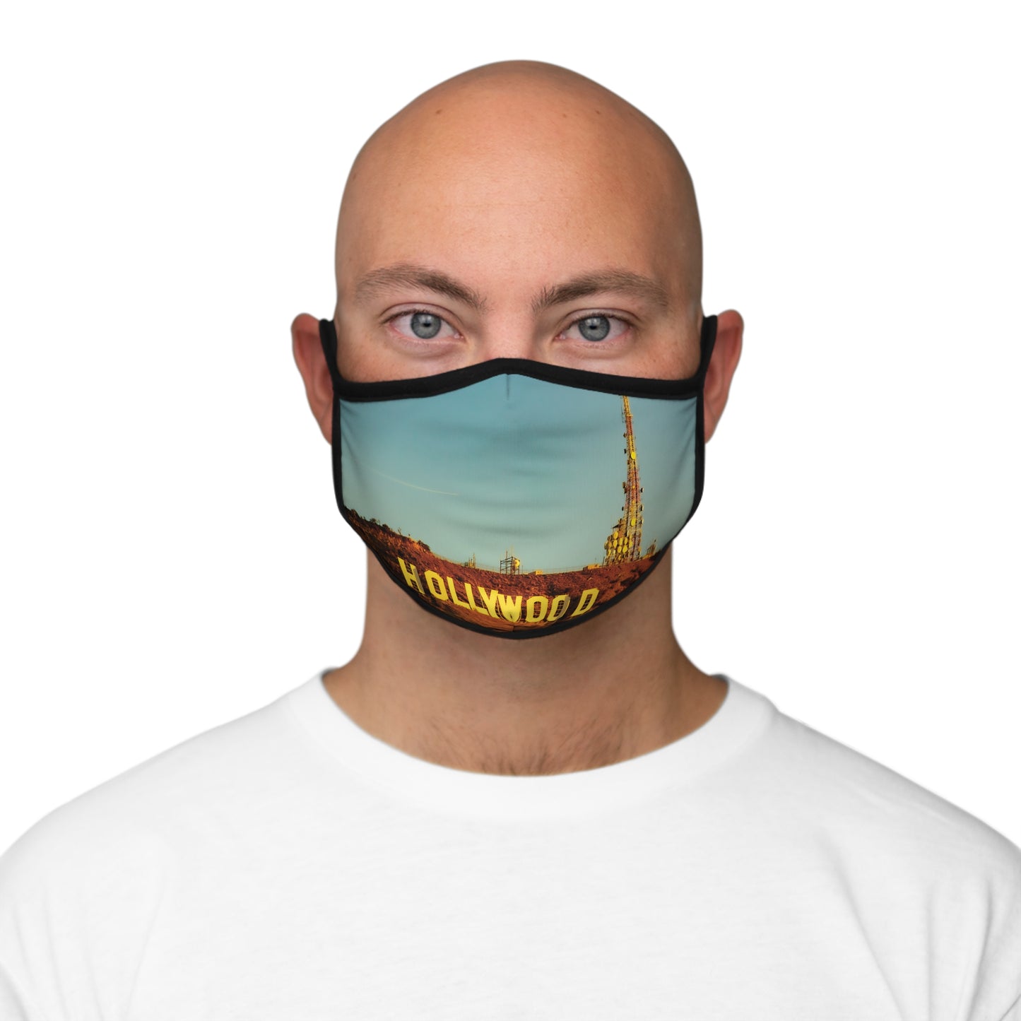 Hollywood Fitted Polyester Face Mask