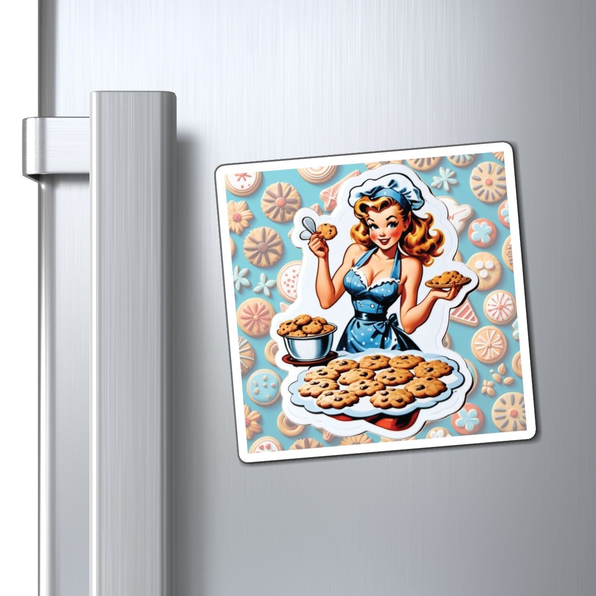 National Baking Cookies Day Pin Up Girl Magnet