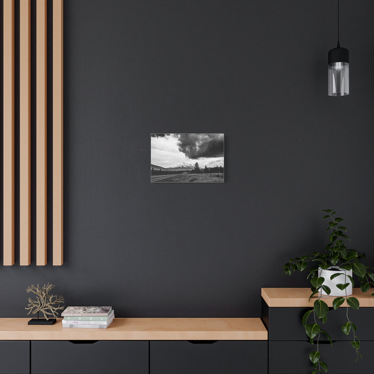 Mt. Shasta Vista Point North 97: Fine Art Stretched Canvas