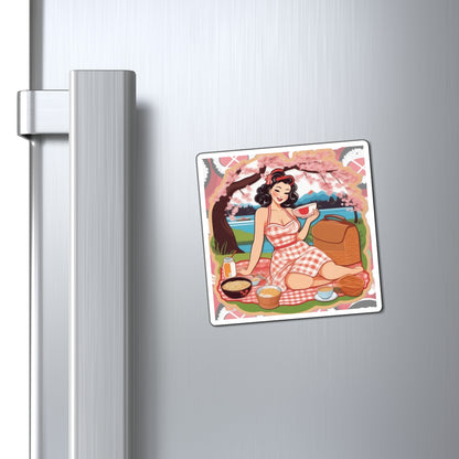 National Ramen Day II Pin Up Girl Magnet