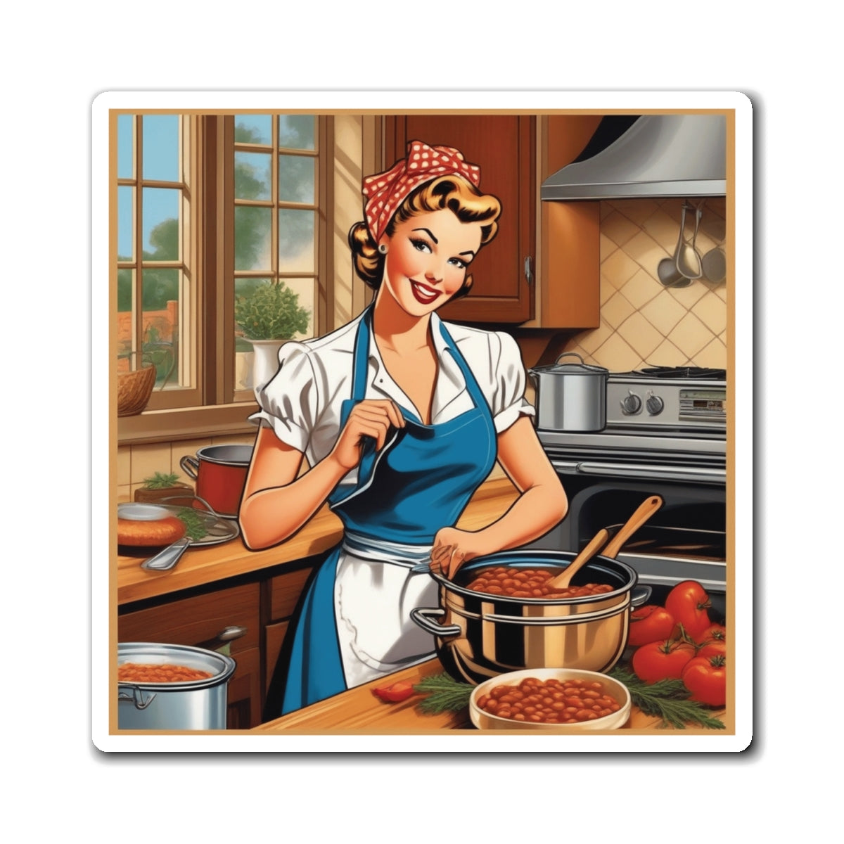 National Cassoulet Day II Pin Up Girl Magnet