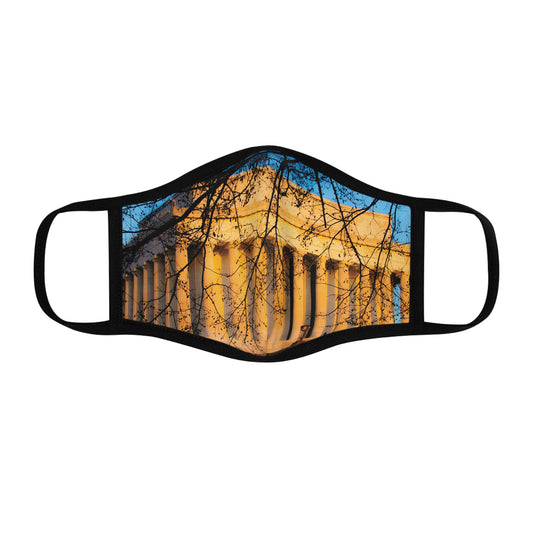 Lincoln Memorial Fitted Polyester Face Mask